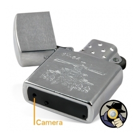 4GB Silver Spy Camera Lighter DVR
